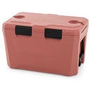 Insulated Portable Cooler Hard Shell Ice Chest with 2 Cup Holders Bottle Opener and Drain Plug by LJGDeals
