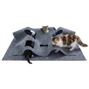 Interactive Foldable Cat Tunnel for Indoor Cats by LJGDeals