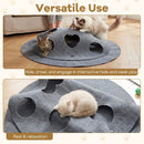 Interactive Foldable Cat Tunnel for Indoor Cats 40‚Äù Round Large Enrichment Play Felt Mat by LJGDeals