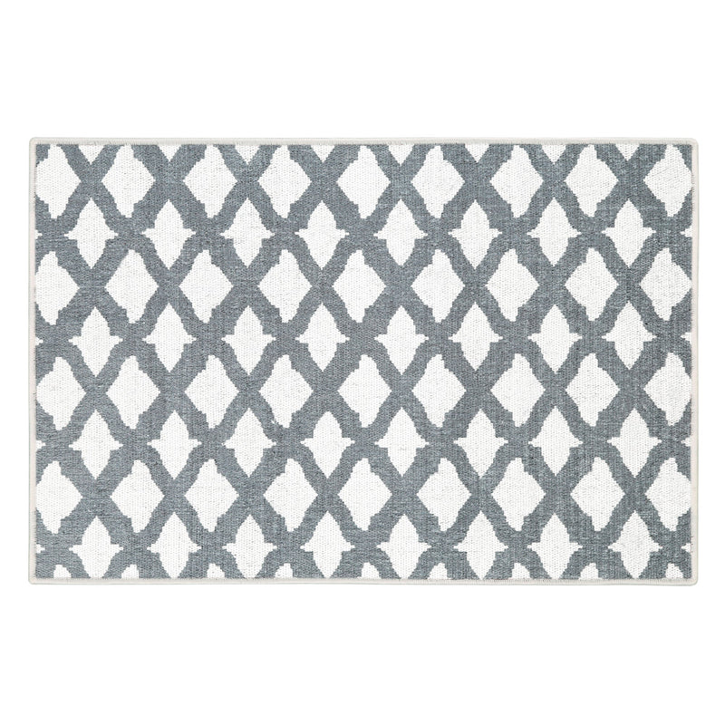 Sussexhome Floral Collection 2 x 3 Foot Heavy Duty Low Pile  Landing Rug Runner