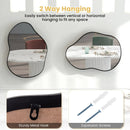 22 Inch x 30.5 Inch Irregular Wall Mounted Mirror with Premium Back Board-Black by LJGDeals