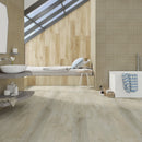 Island SPC Textured/Embossed 7"x60" Vinyl Flooring 6mm - Ivory Haze