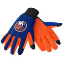 New York Islanders Texting Gloves by Dynasty Sports & Framing