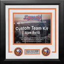 New York Islanders Custom NHL Hockey 8x10 Picture Frame Kit (Multiple Colors) by Dynasty Sports & Framing