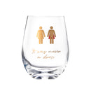 It Was Never a Dress, It Was Always a Cape Wine Glass