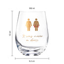 It Was Never a Dress, It Was Always a Cape Wine Glass