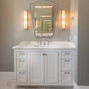 Italian Style Irregular Mirror - Brass Mirror