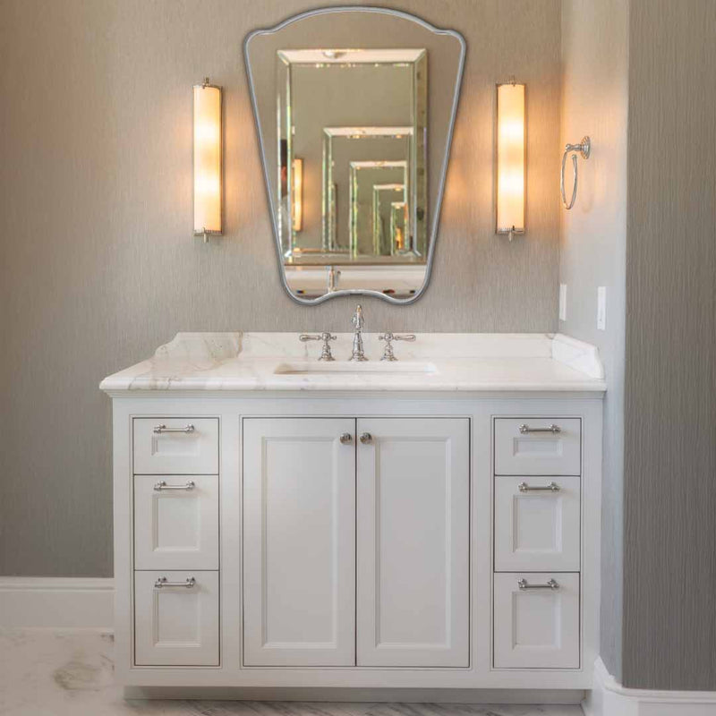 Italian Style Irregular Mirror - Brass Mirror