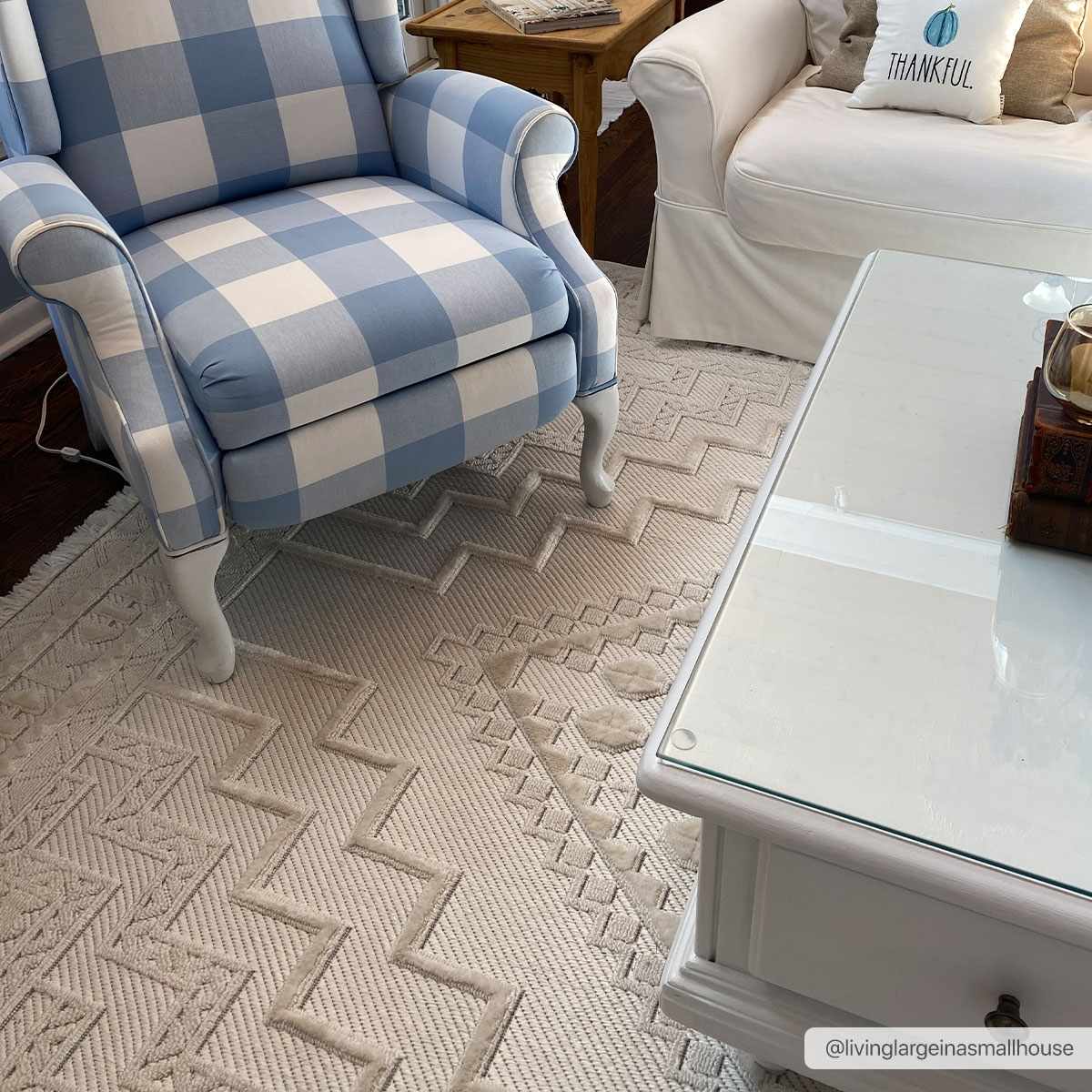 Alya White Fringe Rug, photo 3 of 18