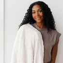 PATTERNED FAUX FUR XL THROW BLANKETS by Saranoni