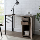 Jared 42" Storage Desk with Chalkboard Door