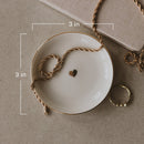 Gold Heart Jewelry Dish by Sweet Water Decor