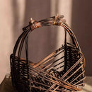 Artisan Willow Carry Basket by RusticReach