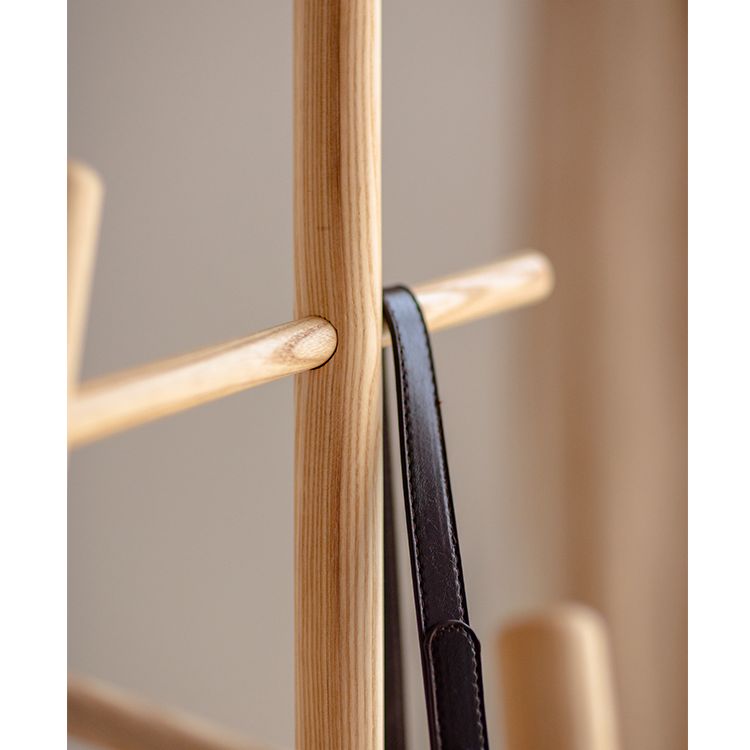 Ash Wood Coat Rack Solid Wood Rack, photo 5 of 9