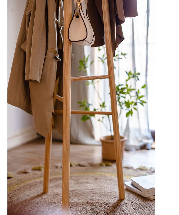 Ash Wood Coat Rack Solid Wood Rack, photo 6 of 9
