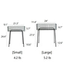 Black Metal Plant Stand Modern Plant Stand