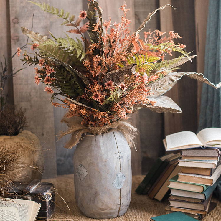 Bare Wood Vase Container in Various Styles