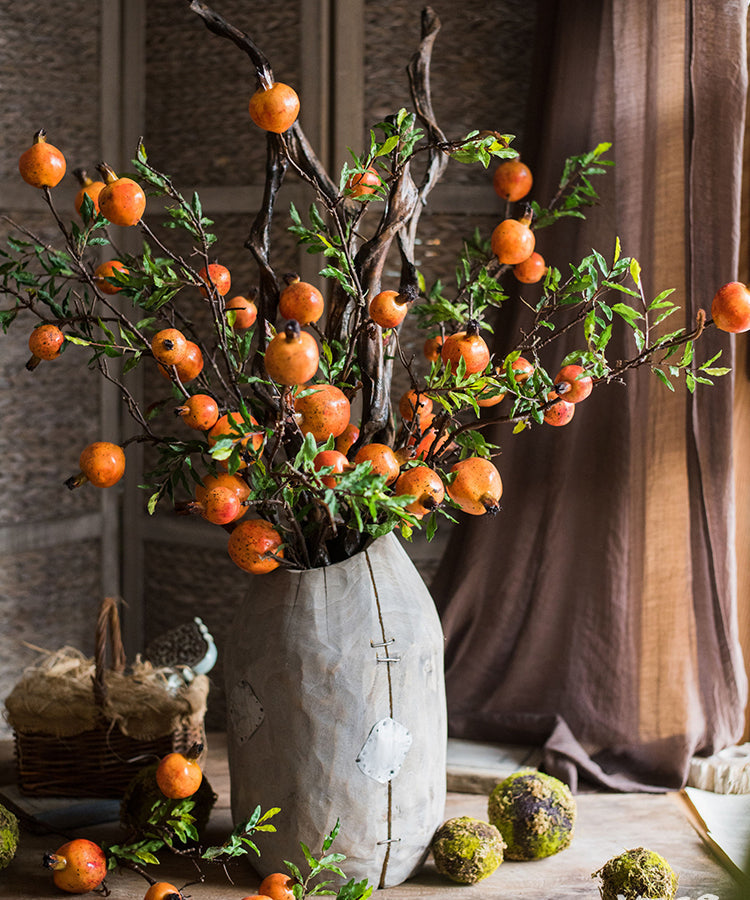 Bare Wood Vase Container in Various Styles