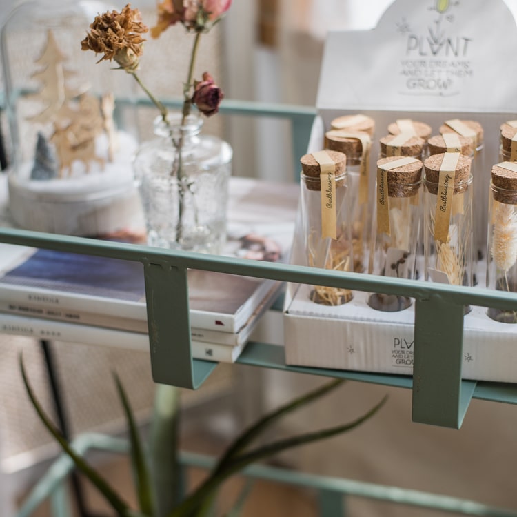 Blue Metal Shelf Rustic Metal Shelf