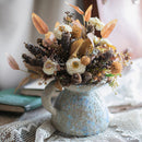 Blue Terracotta Tabel Vase 6" H