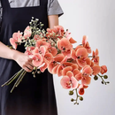 Artificial Butterfly Orchid Stem in Pink 27.5" Tall by RusticReach