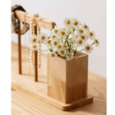 Wooden Desktop Calendar with Pen Holder