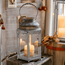 Glass Metal Lantern Candle Holder