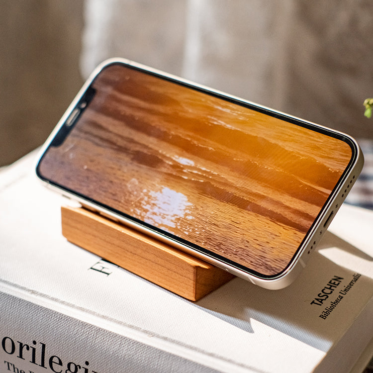 Solid Wood Cellphone Stand Desktop Stand