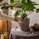 Classic Element Art Planter Clay Flowerpot