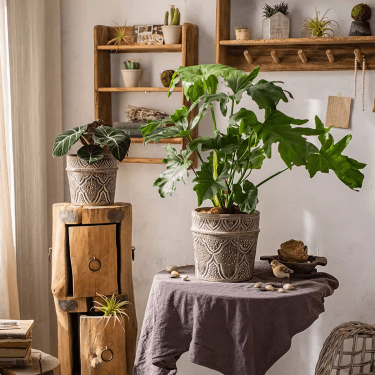 Classic Element Art Planter Clay Flowerpot, photo 7 of 10