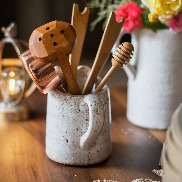 Country Style Crackle Glaze Ceramic Vase Jar