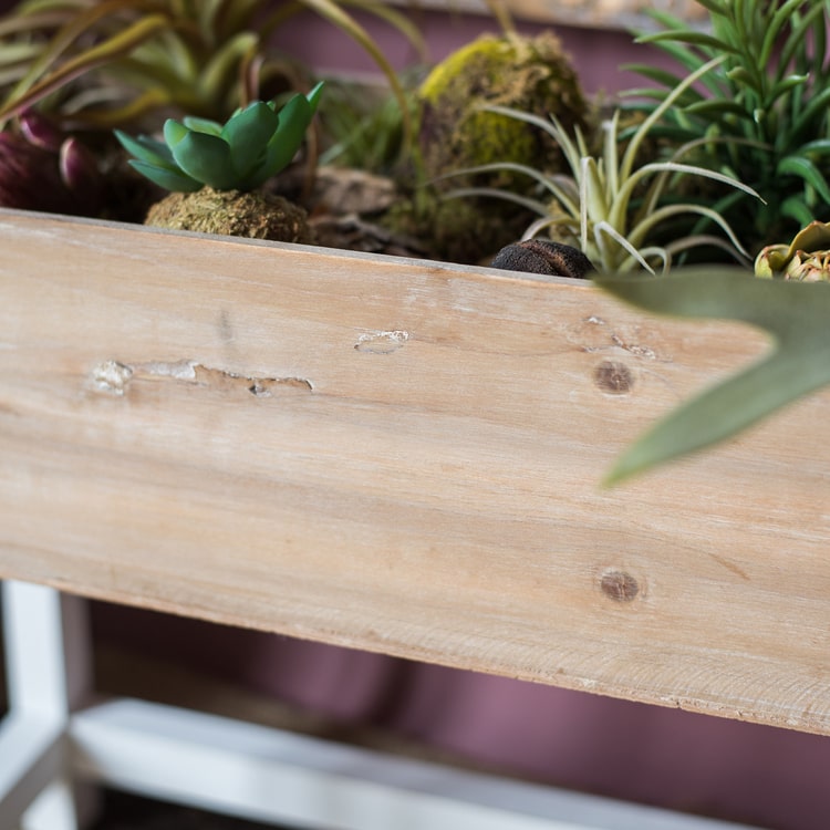 Elevated Wood Planter Box