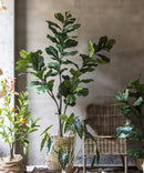 Artificial Tree Fiddle Leaf Tree In Pot