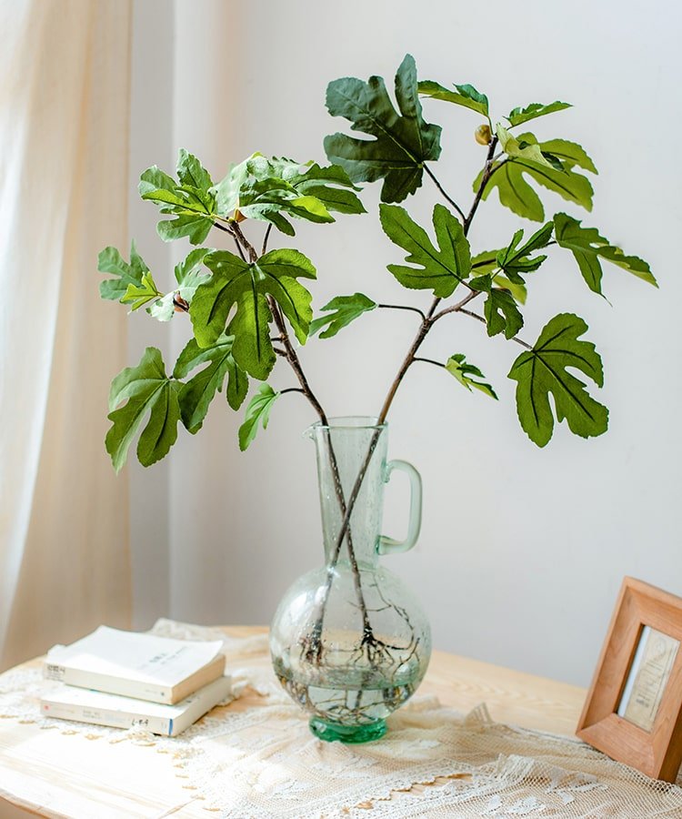 Artificial Faux Fig Leaf Stem, photo 4 of 11