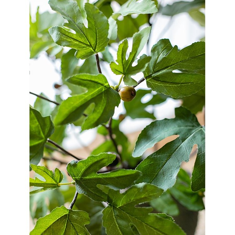 Artificial Faux Fig Leaf Stem, photo 5 of 11