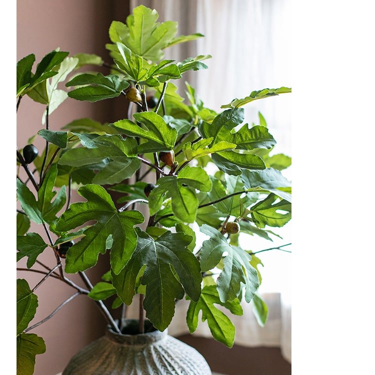 Artificial Faux Fig Leaf Stem, photo 9 of 11