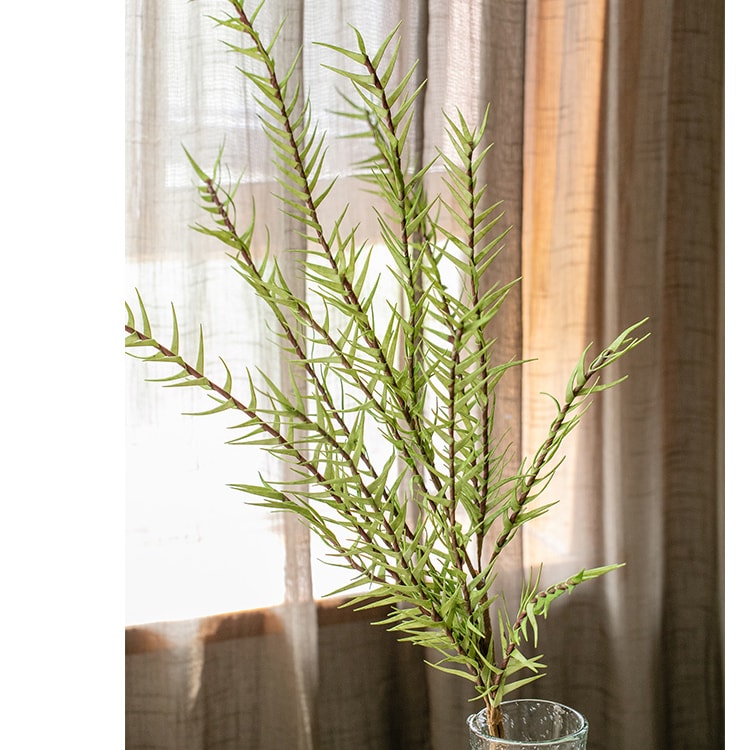 Artificial Faux Flax Grass Stem in Green 48" Tall