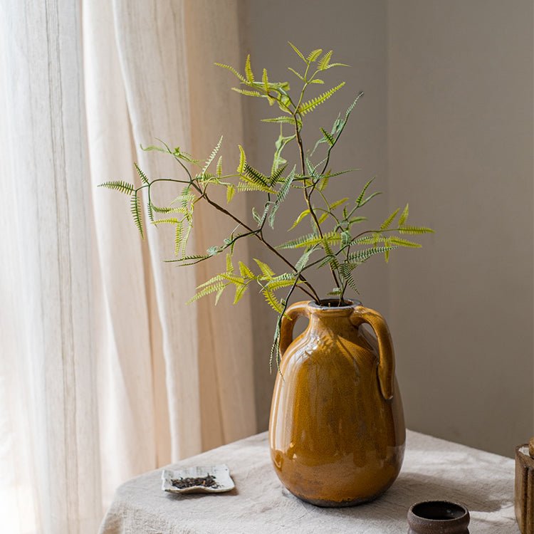 Artificial Faux Forked Fern Stem, photo 11 of 13