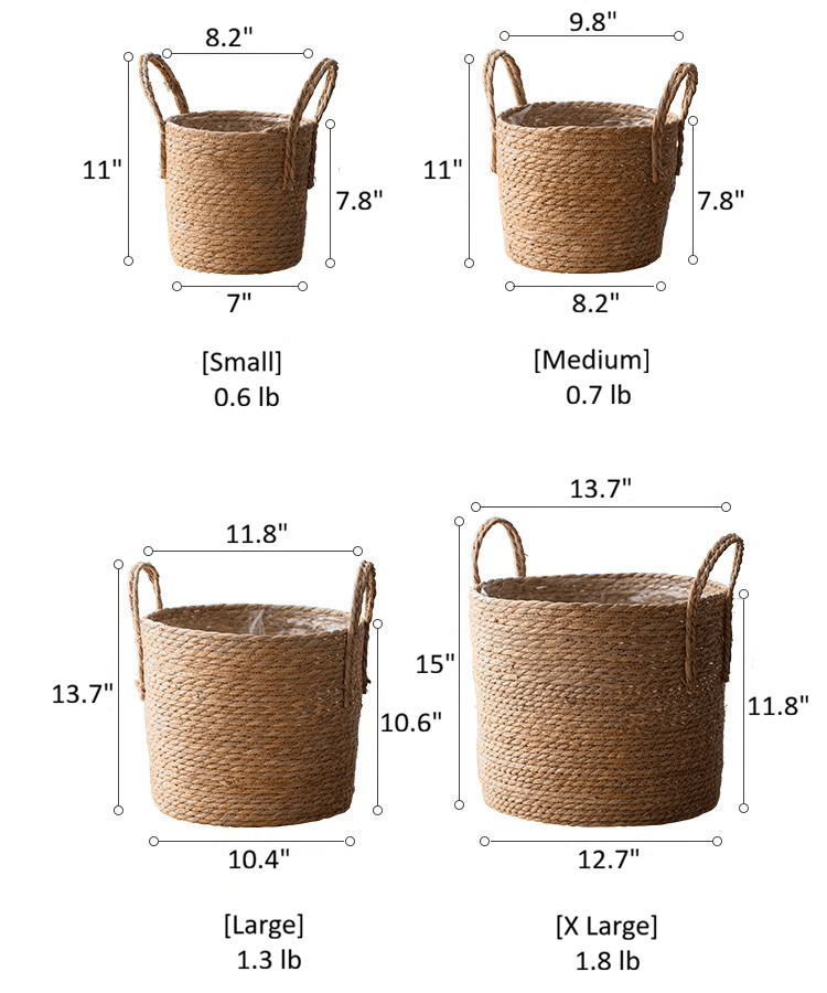 French Country Woven Planter Basket, photo 11 of 11