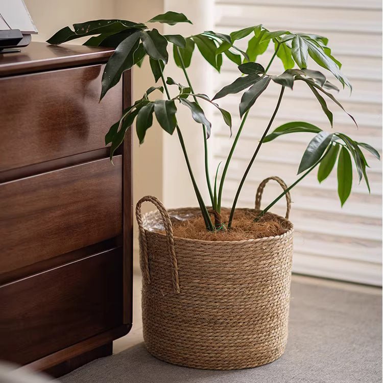 French Country Woven Planter Basket, photo 6 of 11