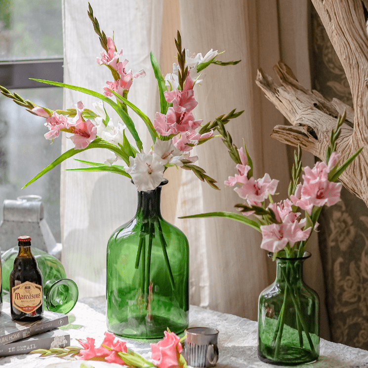 Faux Silk Artificial Gladiolus Flower Stem, photo 3 of 10