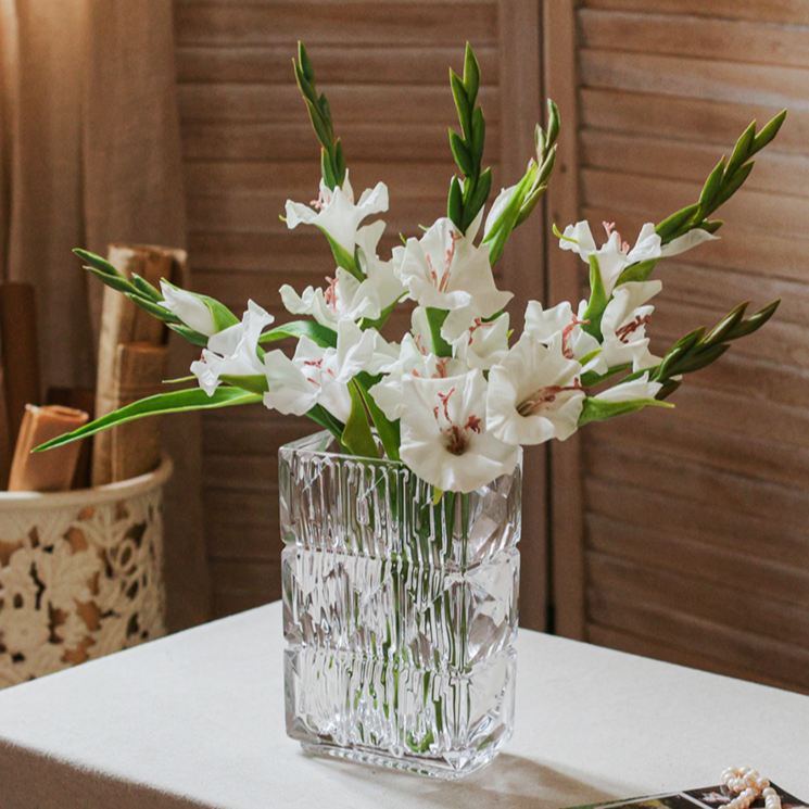 Faux Silk Artificial Gladiolus Flower Stem