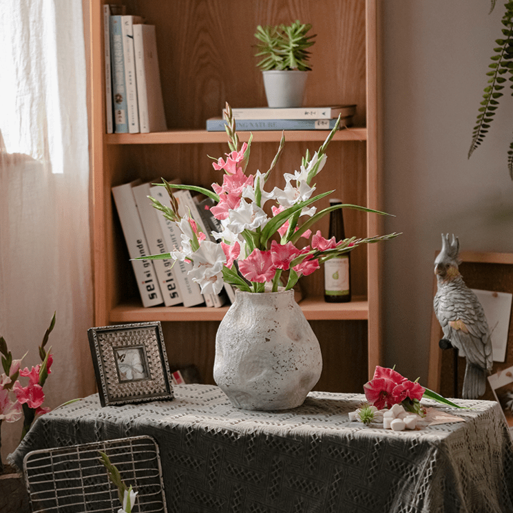 Faux Silk Artificial Gladiolus Flower Stem, photo 5 of 10