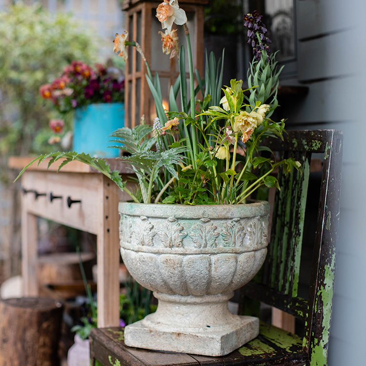 Greek Corinthian Style Flower Vase