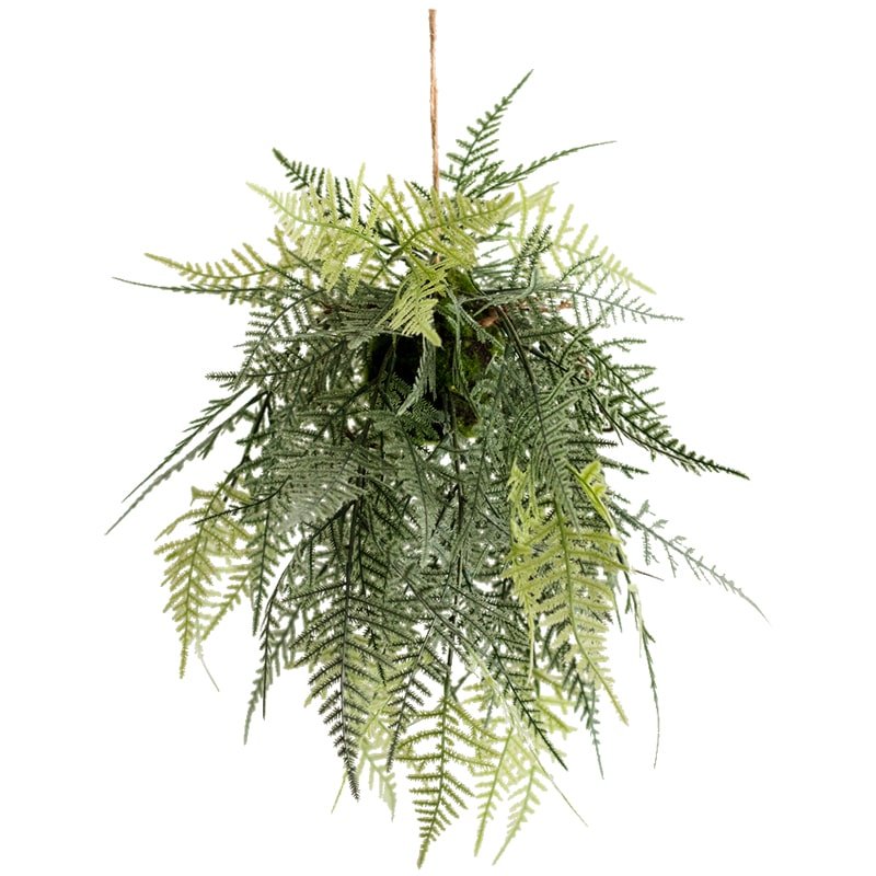 Faux Artificial Asparagus Setaceus Hanging Fern Plant