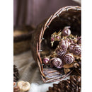 Horn Shape Willow Hanging Basket Planter