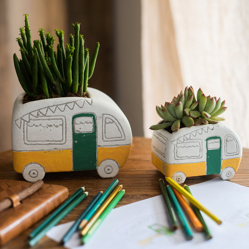 Kids Desktop Bus Planter