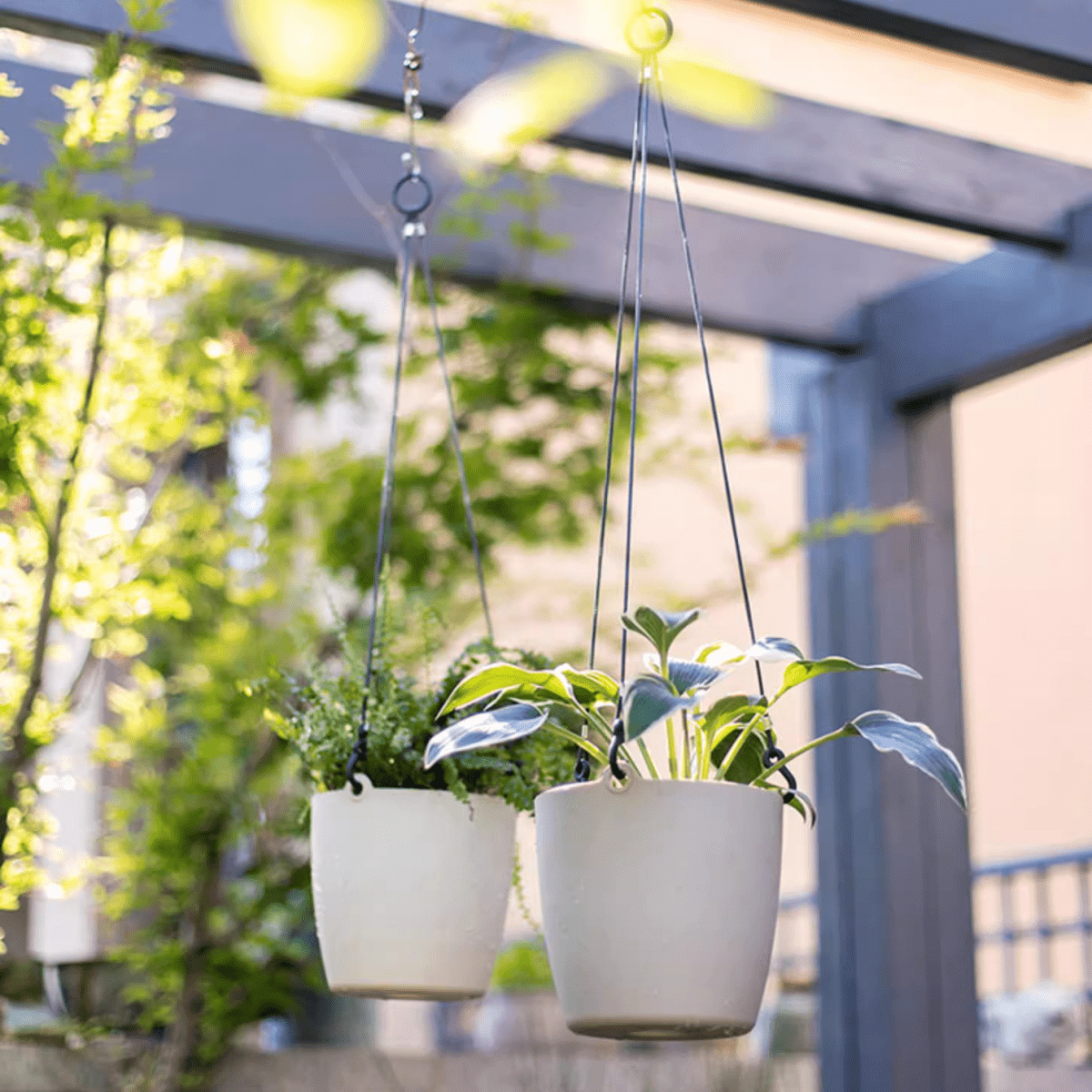 Modern Resin Hanging Planter for Artificial Plants, photo 5 of 11