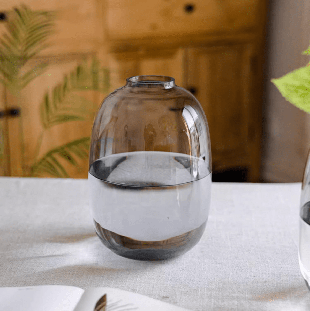 Modern Clear Glass Vase, photo 2 of 11