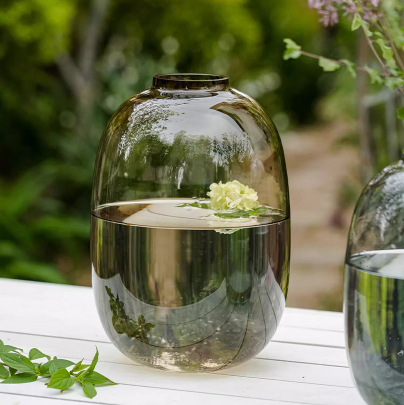 Modern Clear Glass Vase